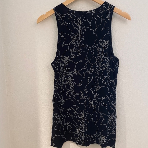 ☀️SALE☀️ RAG & BONE Patricia 100% Silk Sleeveless Tunic Top - Picture 5 of 7